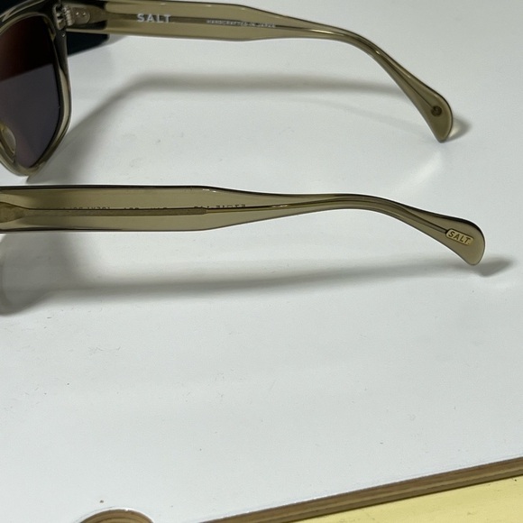 New SALT Tea Ray Transparent $500 Sunglasses Polarized Made in Japan main image 2